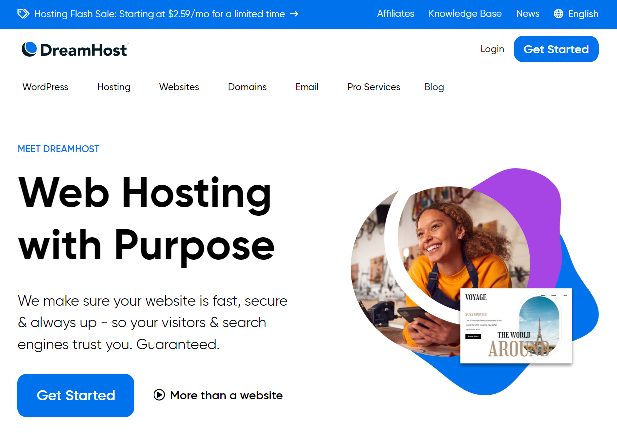 DreamHost Hosting Review